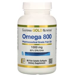 California Gold Nutrition, Omega 800, 1,000 mg, 90 Softgels specs - Top 5 High-EPA Fish Oil