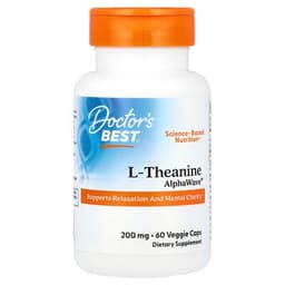 Doctor's Best, L-Theanine, AlphaWave, 200 mg, 60 Veggie Caps specs - Top 5 L-Theanine for Calm Focus