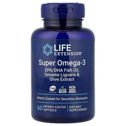 Life Extension, Super Omega-3, EPA/DHA Fish Oil specs - Top 5 High-EPA Fish Oil
