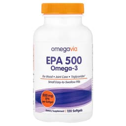 OmegaVia, EPA 500, Omega-3, 500 mg, 120 Softgels specs - Top 5 High-EPA Fish Oil