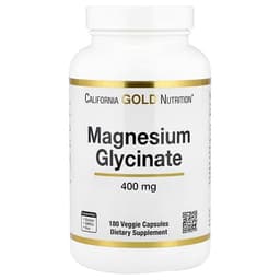 California Gold Nutrition, Magnesium Glycinate, 133 mg, 180 Capsules specs - Top 5 Magnesium Glycinate for Sleep