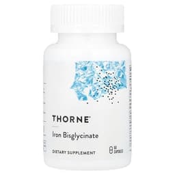 Thorne, Iron Bisglycinate, 25 mg, 60 Capsules specs - Top 5 Gentle Iron Supplements