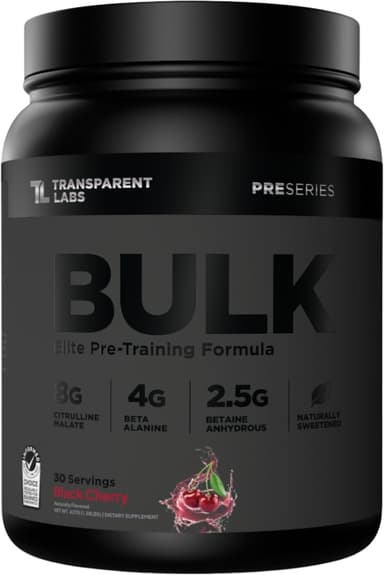 Transparent Labs BULK Black Pre-Workout