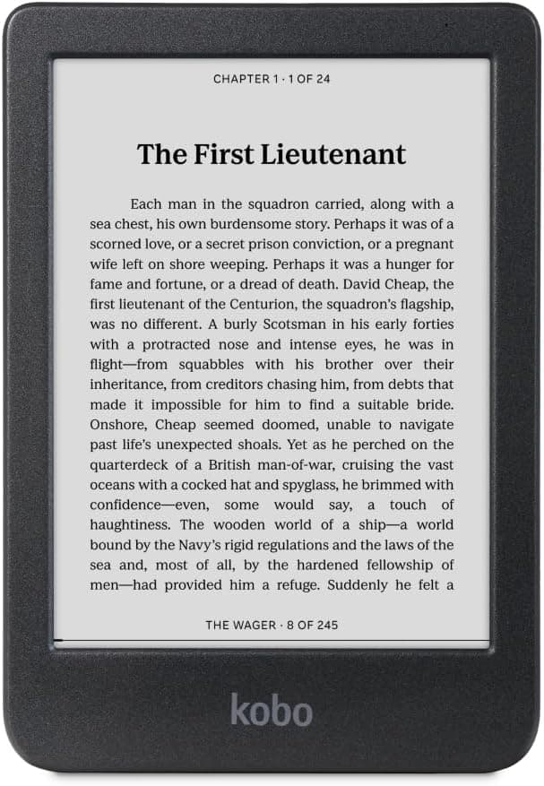 Kobo Clara BW - Ranked #2 E-Readers for Kids