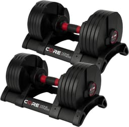 Core Home Fitness Adjustable Dumbbell Set specs - Top 5 Adjustable Dumbbells