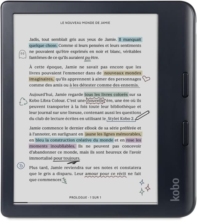 Kobo Libra Colour - Ranked #4 E-Readers for Kids