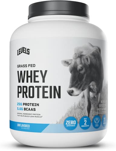 Levels Grass Fed Whey Unflavored — מקום 5 באבקות חלבון מי גבינה