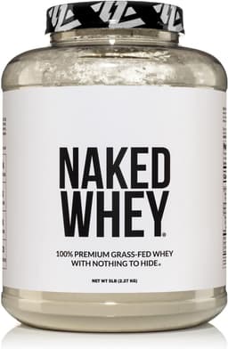 NAKED Whey 5LB 100% Grass Fed Unflavored specs - Top 5 Whey Protein Powders