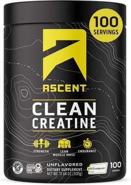 Ascent Clean Creatine Monohydrate Powder specs - Top 5 Creatine Supplements