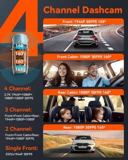 Vantrue N5 specs - Top 5 Dash Cams for Semi Trucks