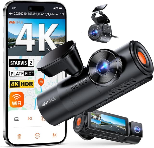 Vantrue N4 Pro S - Ranked #2 Dash Cams for Semi Trucks