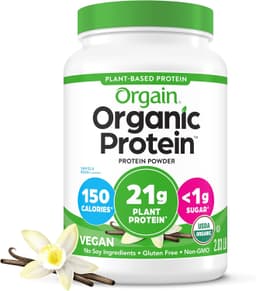 Orgain Organic Plant-Based Protein Powder specs - Top 5 Plant-Based Protein