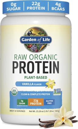 Garden of Life Raw Organic Protein specs - Top 5 Plant-Based Protein