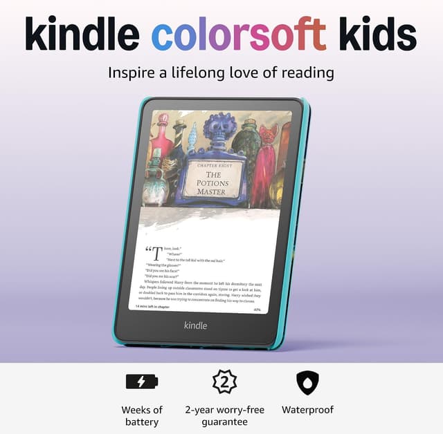 Amazon Kindle Colorsoft Kids (16GB) - Ranked #5 E-Readers for Kids