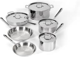 All-Clad D3 Stainless Steel 10-Piece Set specs - Top 5 Stainless Steel Cookware