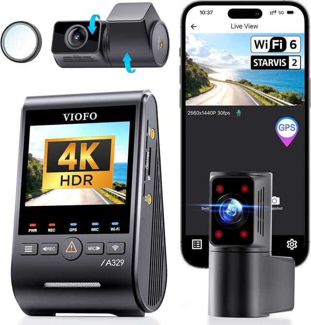 VIOFO A329S 3CH - Ranked #1 Dash Cams for Semi Trucks