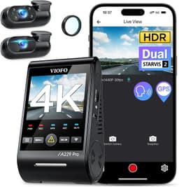 VIOFO A229 Pro 3CH specs - Top 5 Dash Cams for Semi Trucks