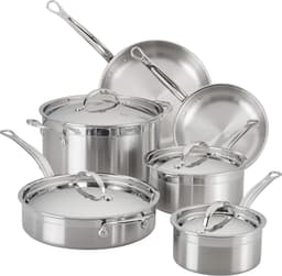 Hestan ProBond Forged Stainless Steel 10-Piece Set specs - Top 5 Stainless Steel Cookware
