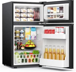 EUHOMY 3.2 Cu Ft Mini Fridge with Freezer specs - Top 5 Mini Fridges for Dorm Rooms