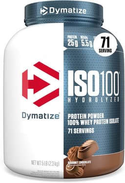 Dymatize ISO100 Hydrolyzed Whey Protein Isolate specs - Top 5 Whey Protein Powders