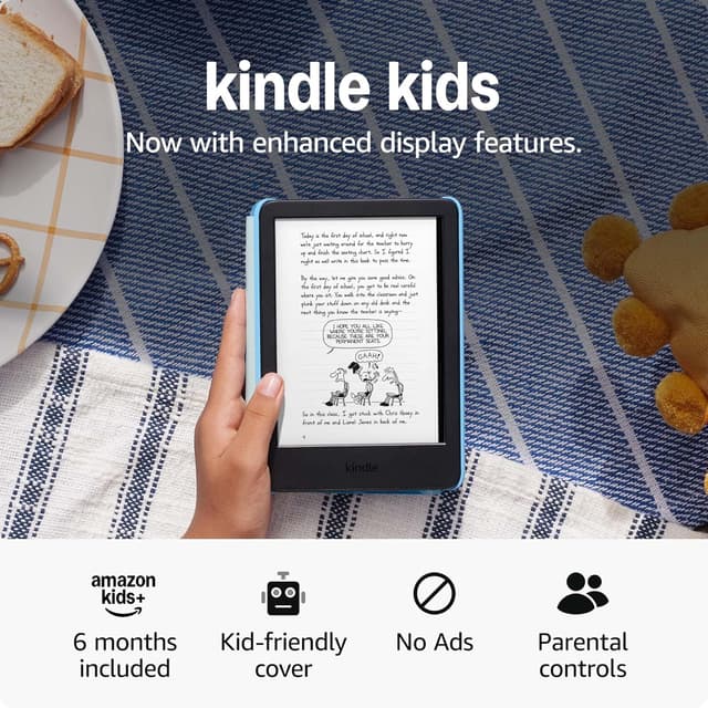 Amazon Kindle Kids (2024, 16GB) - Ranked #3 E-Readers for Kids
