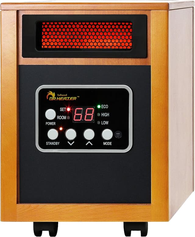 Dr. Infrared DR-968 Portable Space Heater - Ranked #4 Space Heaters for Garages