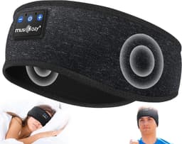 MUSICOZY Bluetooth 5.4 Sleep Headphones Headband specs - Top 5 Sleep Earbuds for Side Sleepers
