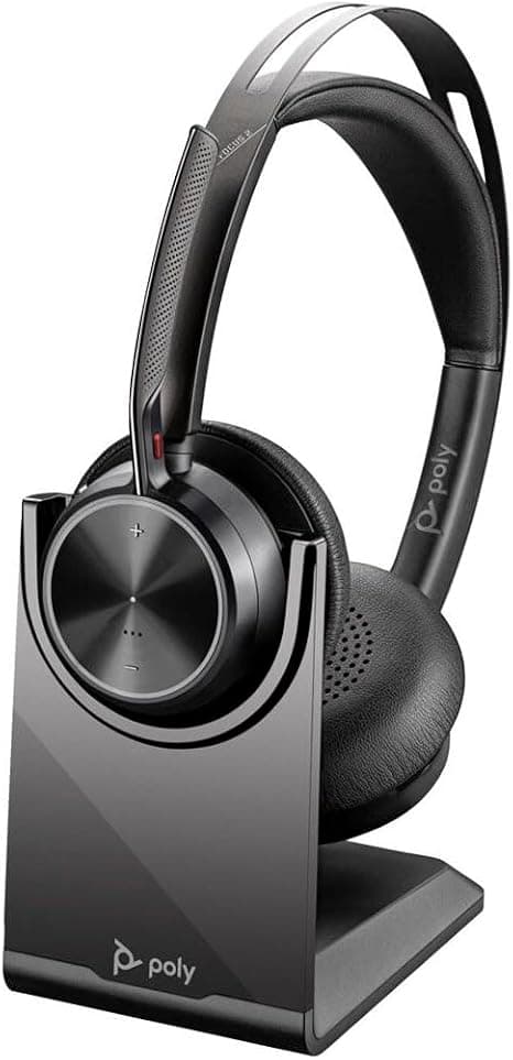 Poly Voyager Focus 2 UC - Ranked #1 Over-ear Headphones for Conferencing