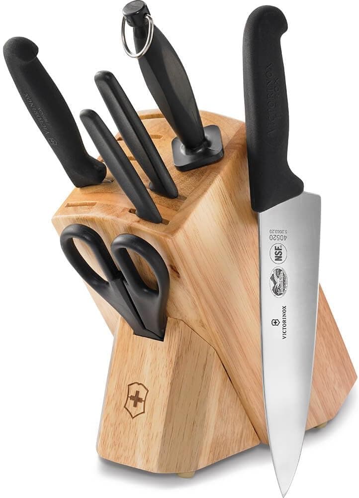 Victorinox Fibrox Pro 7-Piece Knife Block Set