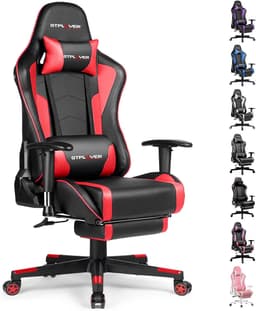 GTRacing Gaming Chair with Footrest & Bluetooth specs - Top 5 Racing Style Gaming Chairs
