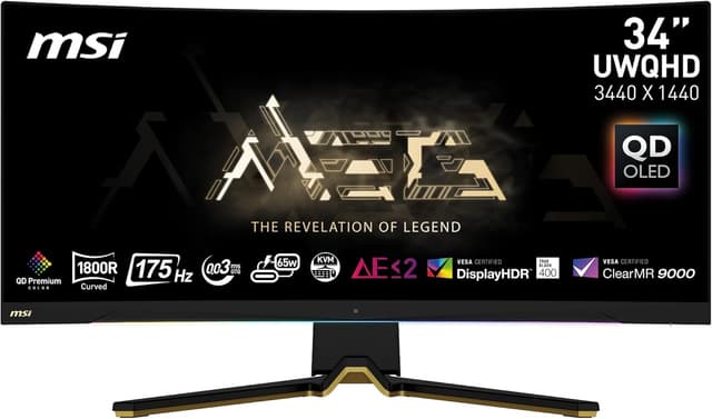 MSI MEG 342C QD-OLED - Ranked #3 Ultrawide Gaming Monitors