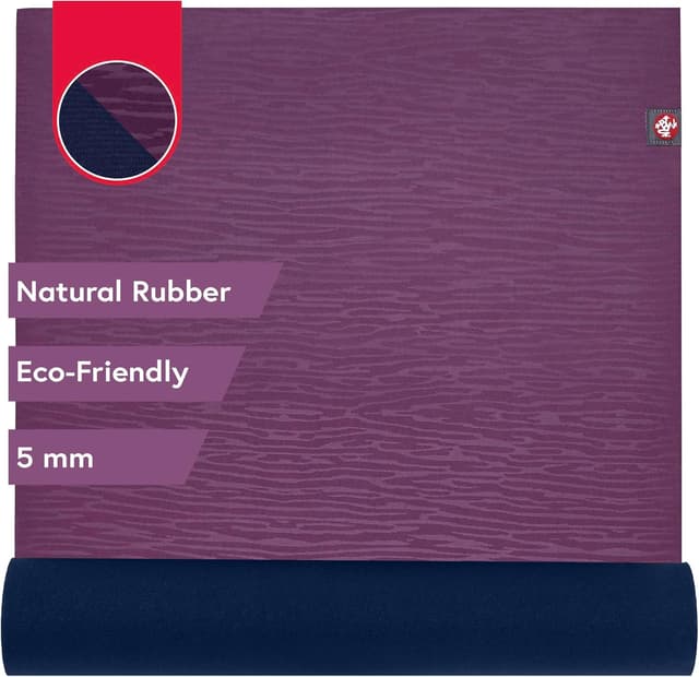 Manduka eKO Yoga Mat (5mm Natural Rubber) - Ranked #4 Yoga Mats