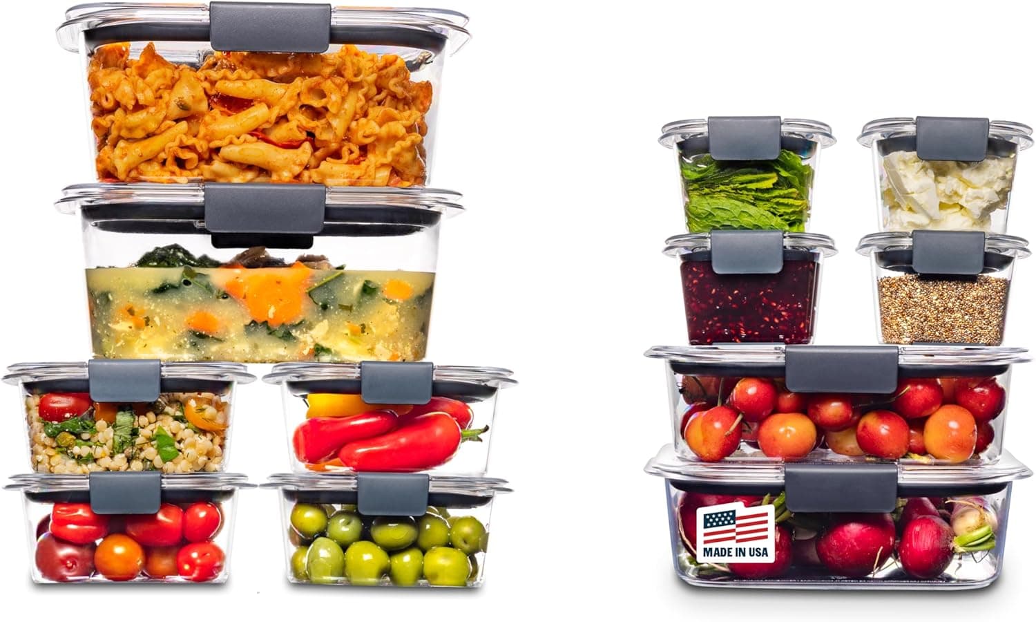Rubbermaid Brilliance Food Storage Set