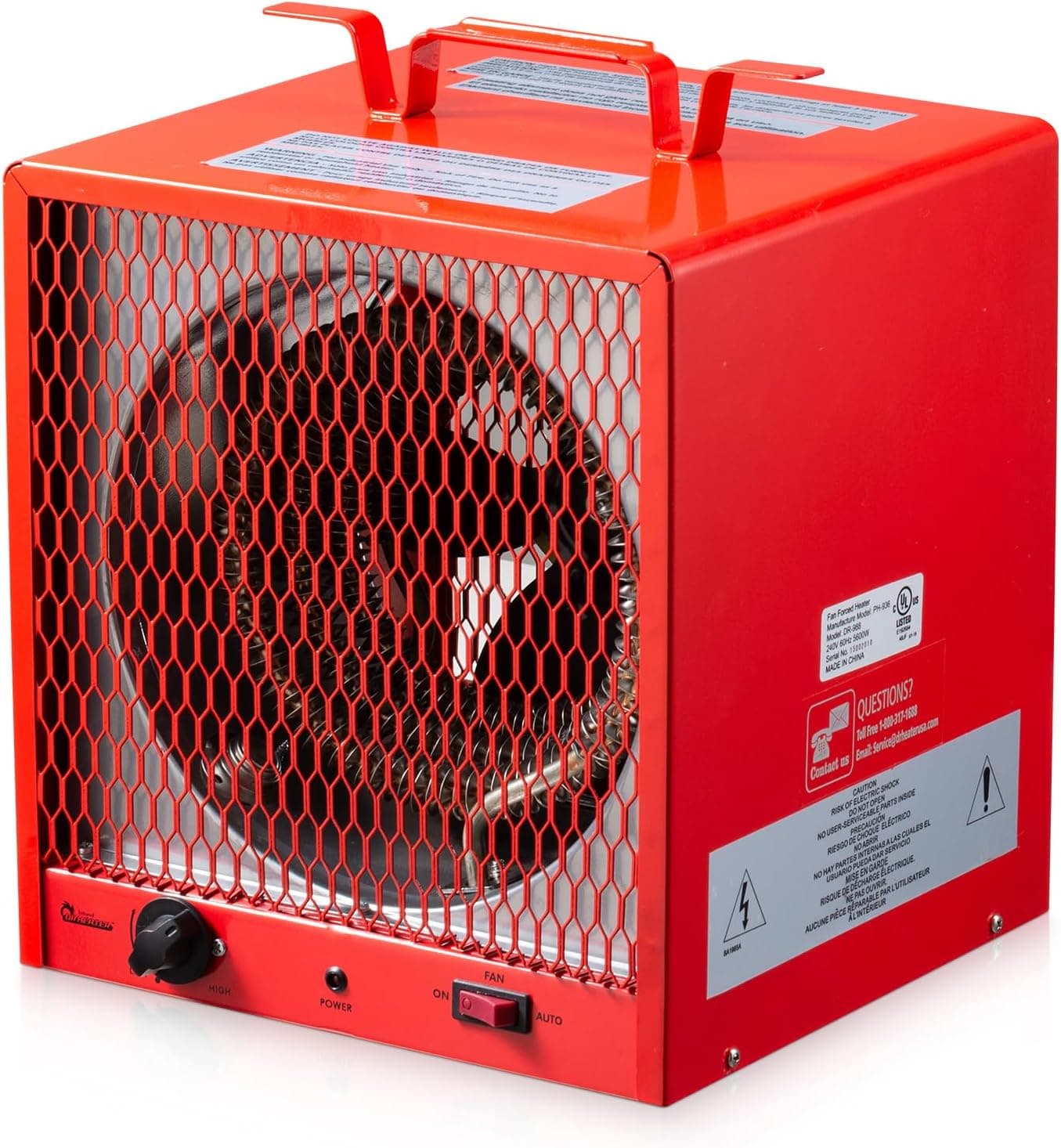 Dr. Infrared DR-988 240V Industrial Garage Heater