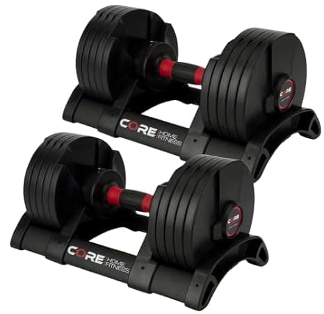 Core Home Fitness Adjustable Dumbbell Set